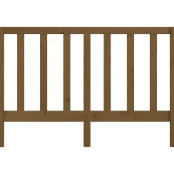 Vidaxl Tête de lit Marron miel 146x4x100 cm Bois massif de pin 817693