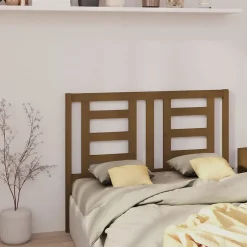 Vidaxl Tête de lit Marron miel 141x4x100 cm Bois massif de pin 818818 Clearance