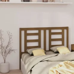 Vidaxl Tête de lit Marron miel 141x4x100 cm Bois massif de pin 818818 Clearance