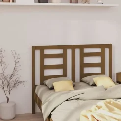 Vidaxl Tête de lit Marron miel 141x4x100 cm Bois massif de pin 818818 Clearance