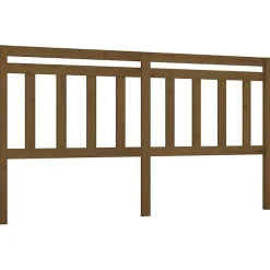 Vidaxl Tête de lit Marron miel 206x4x100 cm Bois massif de pin 814117