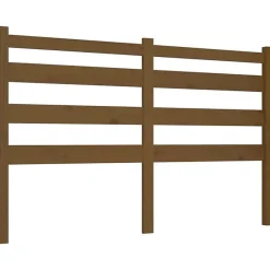 Vidaxl Tête de lit Marron miel 126x4x100 cm Bois massif de pin 818413 Clearance