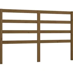 Vidaxl Tête de lit Marron miel 126x4x100 cm Bois massif de pin 817633