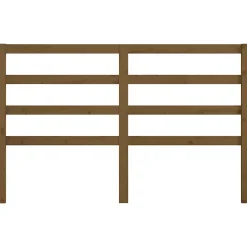 Vidaxl Tête de lit Marron miel 126x4x100 cm Bois massif de pin 817633