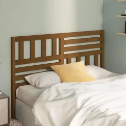 Vidaxl Tête de lit Marron miel, 141x4x100 cm Bois massif de pin Best