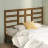 Vidaxl Tête de lit Marron miel 126x4x104 cm Bois massif de pin 818133