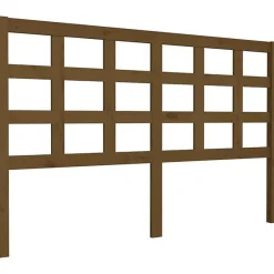 Vidaxl Tête de lit Marron miel 156x4x100 cm Bois massif de pin 817898