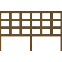 Vidaxl Tête de lit Marron miel 156x4x100 cm Bois massif de pin 817898