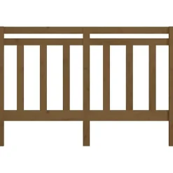 Vidaxl Tête de lit Marron miel 146x4x100 cm Bois massif de pin 817793 Online