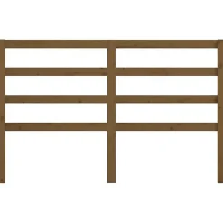 Vidaxl Tête de lit Marron miel 146x4x100 cm Bois massif de pin 817643