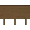 Vidaxl Tête de lit Marron miel 124x6x82,5 cm Bois massif de pin 819163 Best