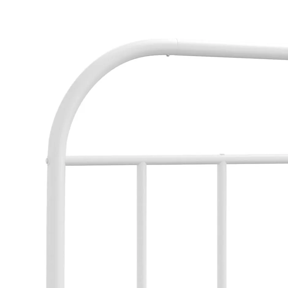 Vidaxl Tête de lit métal blanc 120 cm 353715 Clearance