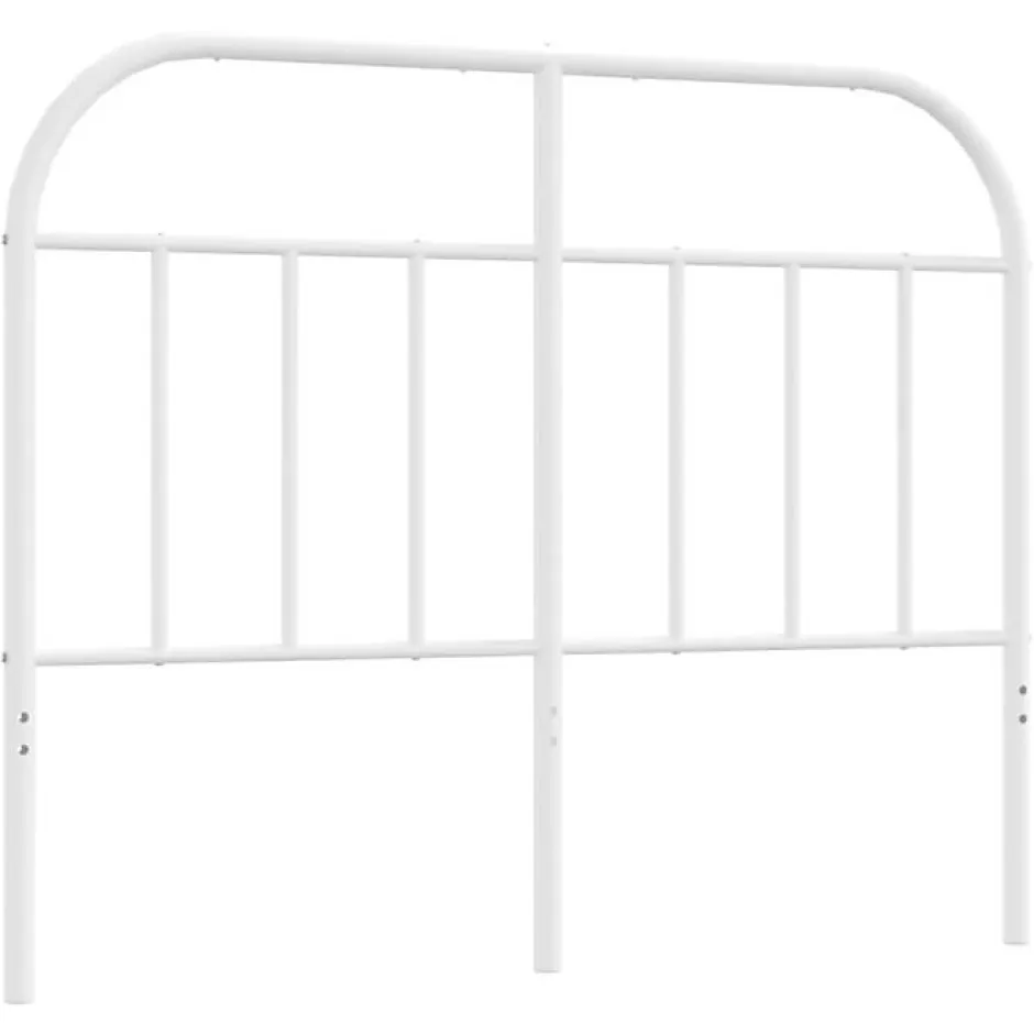 Vidaxl Tête de lit métal blanc 120 cm 353715 Clearance