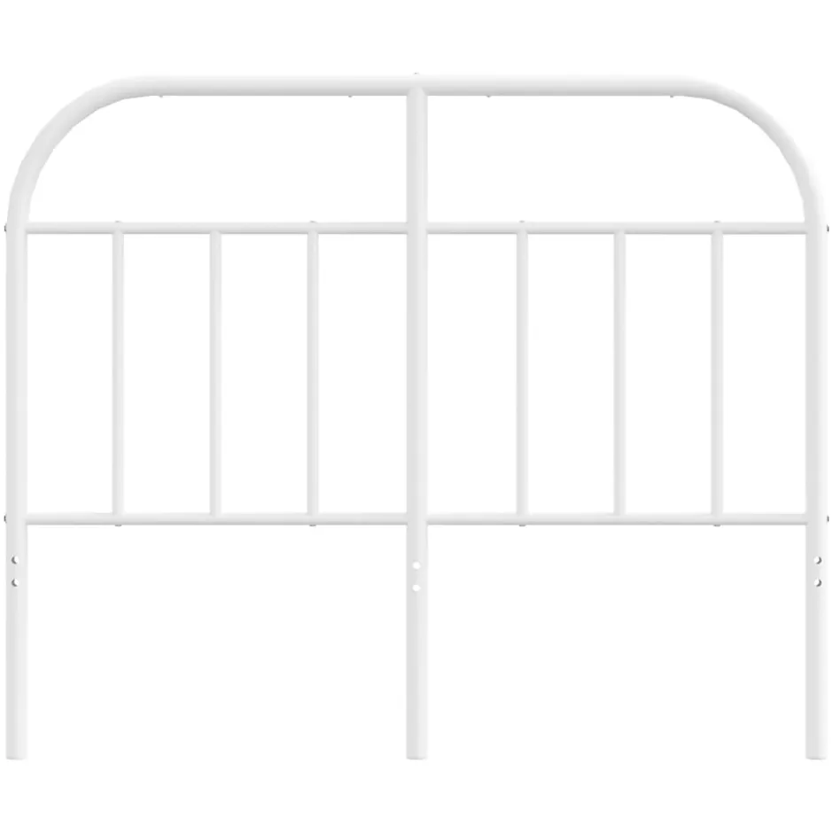 Vidaxl Tête de lit métal blanc 120 cm 353715 Clearance
