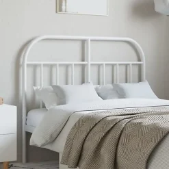 Vidaxl Tête de lit métal blanc 120 cm 353715 Clearance