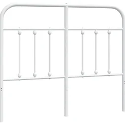 Vidaxl Tête de lit métal blanc 120 cm 352658
