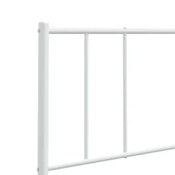Vidaxl Tête de lit métal blanc 200 cm 352567