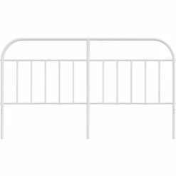 Vidaxl Tête de lit métal blanc 180 cm 353720 Clearance