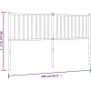 Vidaxl Tête de lit métal blanc 160 cm 350966 Online