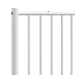 Vidaxl Tête de lit métal blanc 160 cm 350966 Online