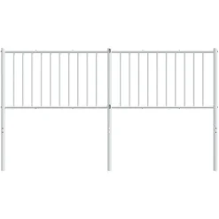 Vidaxl Tête de lit métal blanc 160 cm 350966 Online