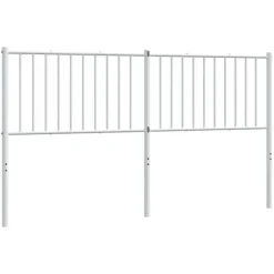 Vidaxl Tête de lit métal blanc 160 cm 350966 Online