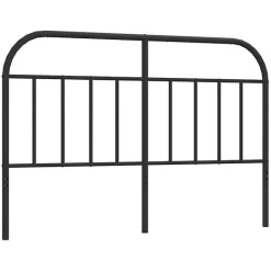 Vidaxl Tête de lit métal noir 140 cm 353668 Outlet