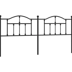 Vidaxl Tête de lit métal noir 200 cm 353477 Hot