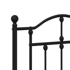 Vidaxl Tête de lit métal noir 200 cm 353477 Hot