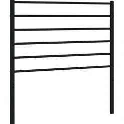 Vidaxl Tête de lit métal noir 100 cm 352348 Outlet