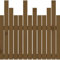 Vidaxl Tête de lit murale Marron miel 82,5x3x80 cm Bois massif de pin 824806 New