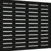 Vidaxl Tête de lit murale Noir 146x3x91,5 cm Bois massif de pin 824687 New