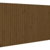 Vidaxl Tête de lit murale Marron miel 185x3x110 cm Bois massif de pin 824966
