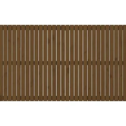 Vidaxl Tête de lit murale Marron miel 185x3x110 cm Bois massif de pin 824966