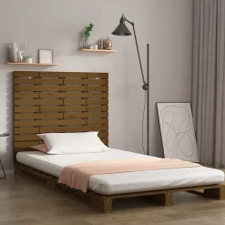 Vidaxl Tête de lit murale Marron miel 96x3x91,5 cm Bois massif de pin 824676 Hot