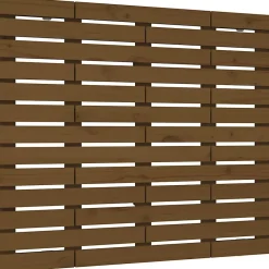 Vidaxl Tête de lit murale Marron miel 96x3x91,5 cm Bois massif de pin 824676 Hot