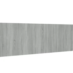 Vidaxl Tête de lit murale Sonoma gris 240x1,5x80 cm Bois d'ingénierie 816980