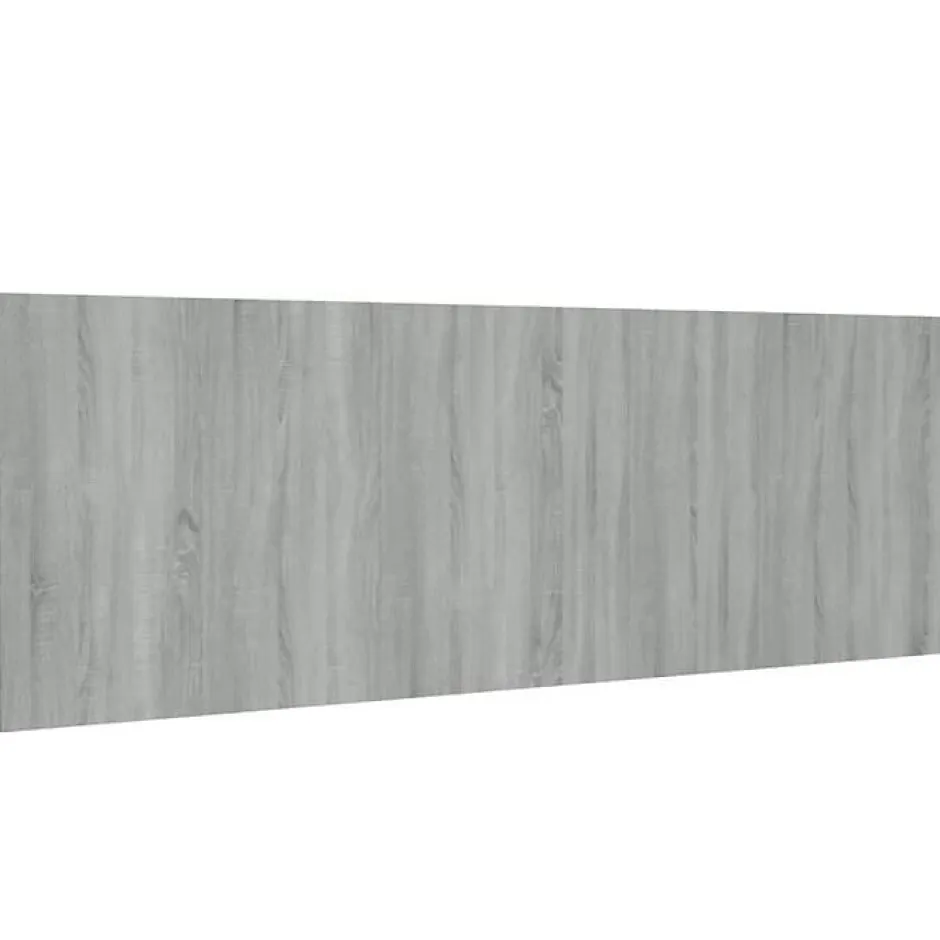 Vidaxl Tête de lit murale Sonoma gris 240x1,5x80 cm Bois d'ingénierie 816980