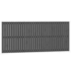 Vidaxl Tête de lit murale Gris 204x3x90 cm Bois massif de pin 824880 Best