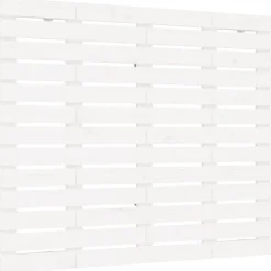 Vidaxl Tête de lit murale Blanc 141x3x91,5 cm Bois massif de pin 824709
