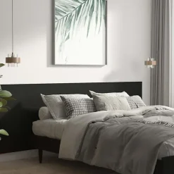 Vidaxl Tête de lit murale Noir 240x1,5x80 cm Bois d'ingénierie 811053 Online