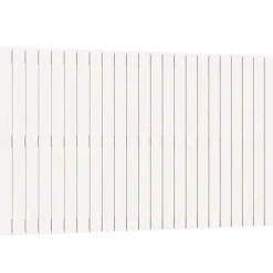 Vidaxl Tête de lit murale Blanc 147x3x90 cm Bois massif de pin 824894