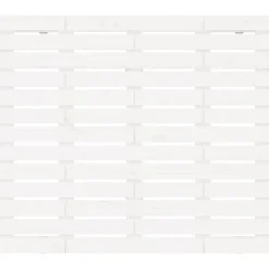 Vidaxl Tête de lit murale Blanc 81x3x91,5 cm Bois massif de pin 824694