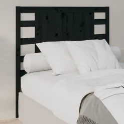 Vidaxl Tête de lit Noir 96x4x100 cm Bois massif de pin 818754