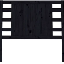 Vidaxl Tête de lit Noir 96x4x100 cm Bois massif de pin 818754