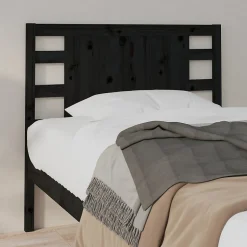 Vidaxl Tête de lit Noir 96x4x100 cm Bois massif de pin 818754