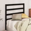 Vidaxl Tête de lit Noir 95x4x100 cm Bois massif de pin822236 Hot
