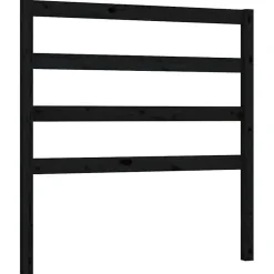 Vidaxl Tête de lit Noir 95x4x100 cm Bois massif de pin822236 Hot
