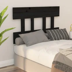 Vidaxl Tête de lit Noir 103,5x3x81 cm Bois massif de pin 819109