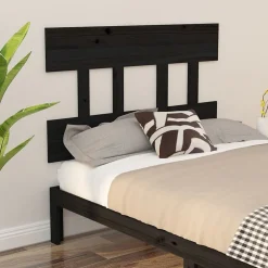 Vidaxl Tête de lit Noir 103,5x3x81 cm Bois massif de pin 819109